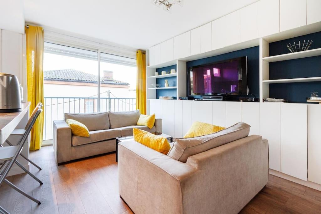 1 Bedroom/Clim/Wifi, St Michel Station Тулуза Экстерьер фото